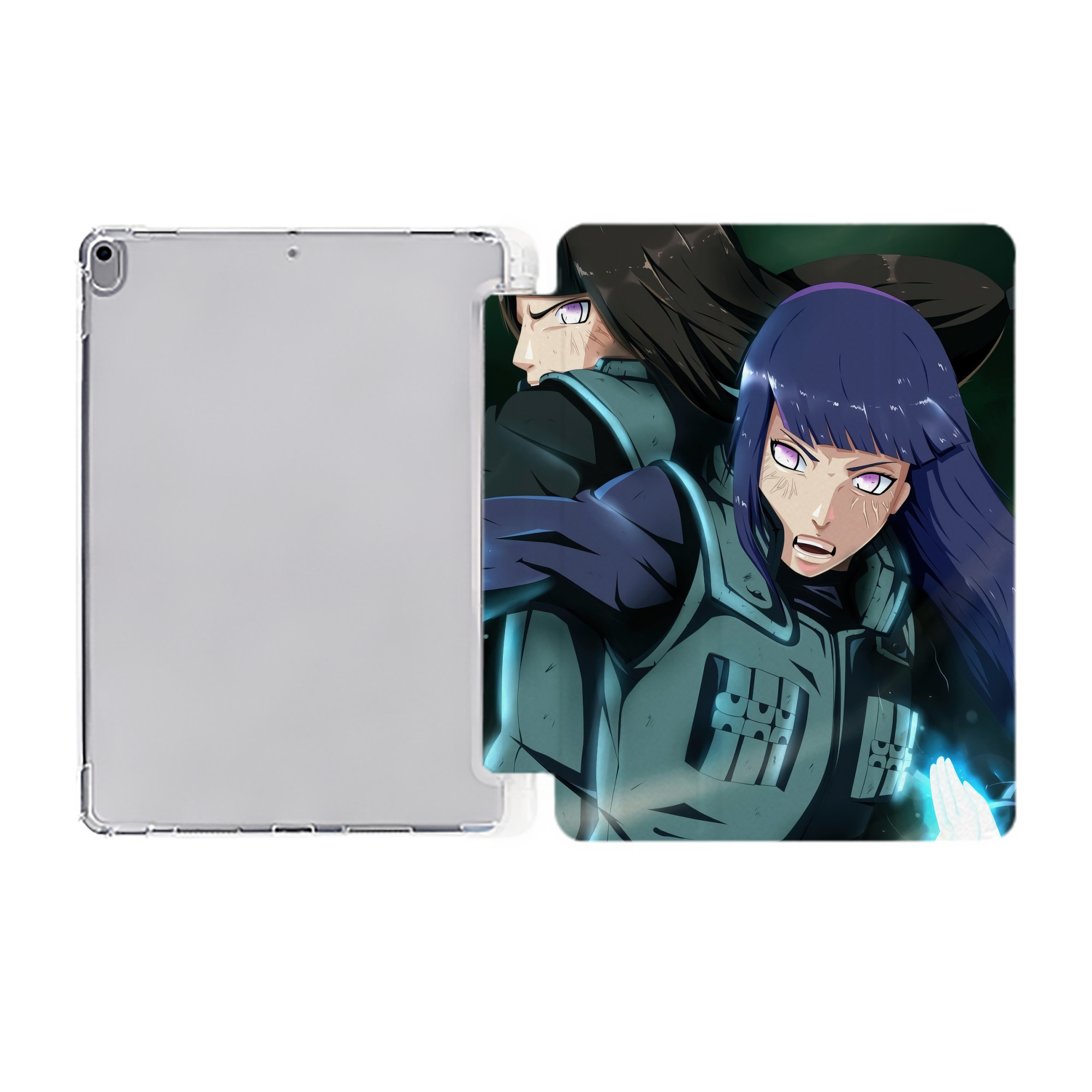 （画像用） NARUTO -ナルト- NARUTO -ナルト- 疾風伝 IPad ケース ペン収納付き 三つ折りスタンド PUレザー×シリコン 対応機種9.5/10.5/10.9インチ